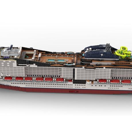MSC - fisrt - Grandiosa Active Italian Cruise Ship Building Blocks - LesDiy - Building Blocks