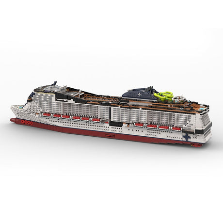 MSC - fisrt - Grandiosa Active Italian Cruise Ship Building Blocks - LesDiy - Building Blocks