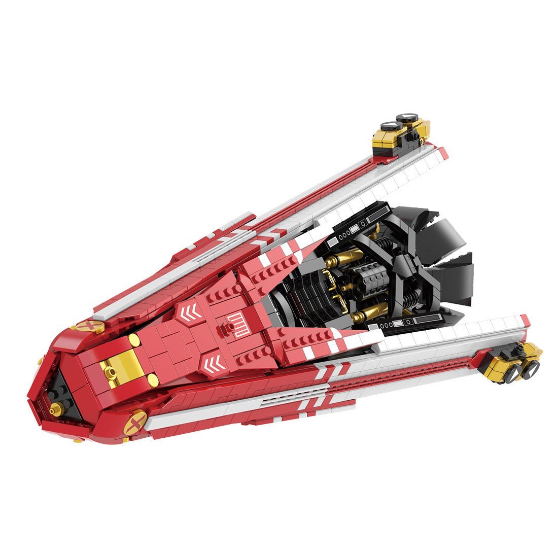 NAVY BATTLESHIPÂ Spacecraft Building Blocks Set - LesDiy -