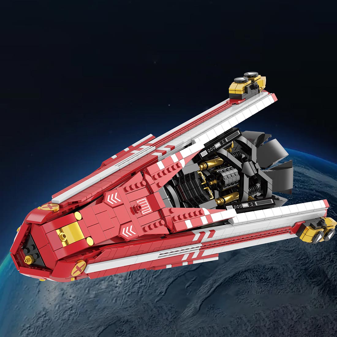 NAVY BATTLESHIPÂ Spacecraft Building Blocks Set - LesDiy -