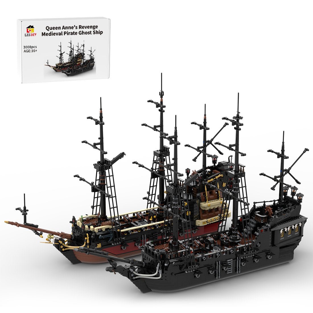 POTC_QAR_ver2 Medieval Pirate Ghost Ship - LesDiy -