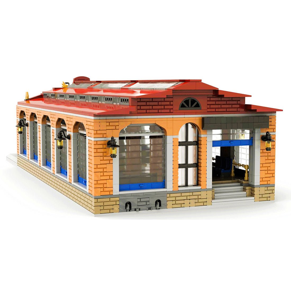 Railway Steam Train Museum Building Blocks - LesDiy - Building Blocks