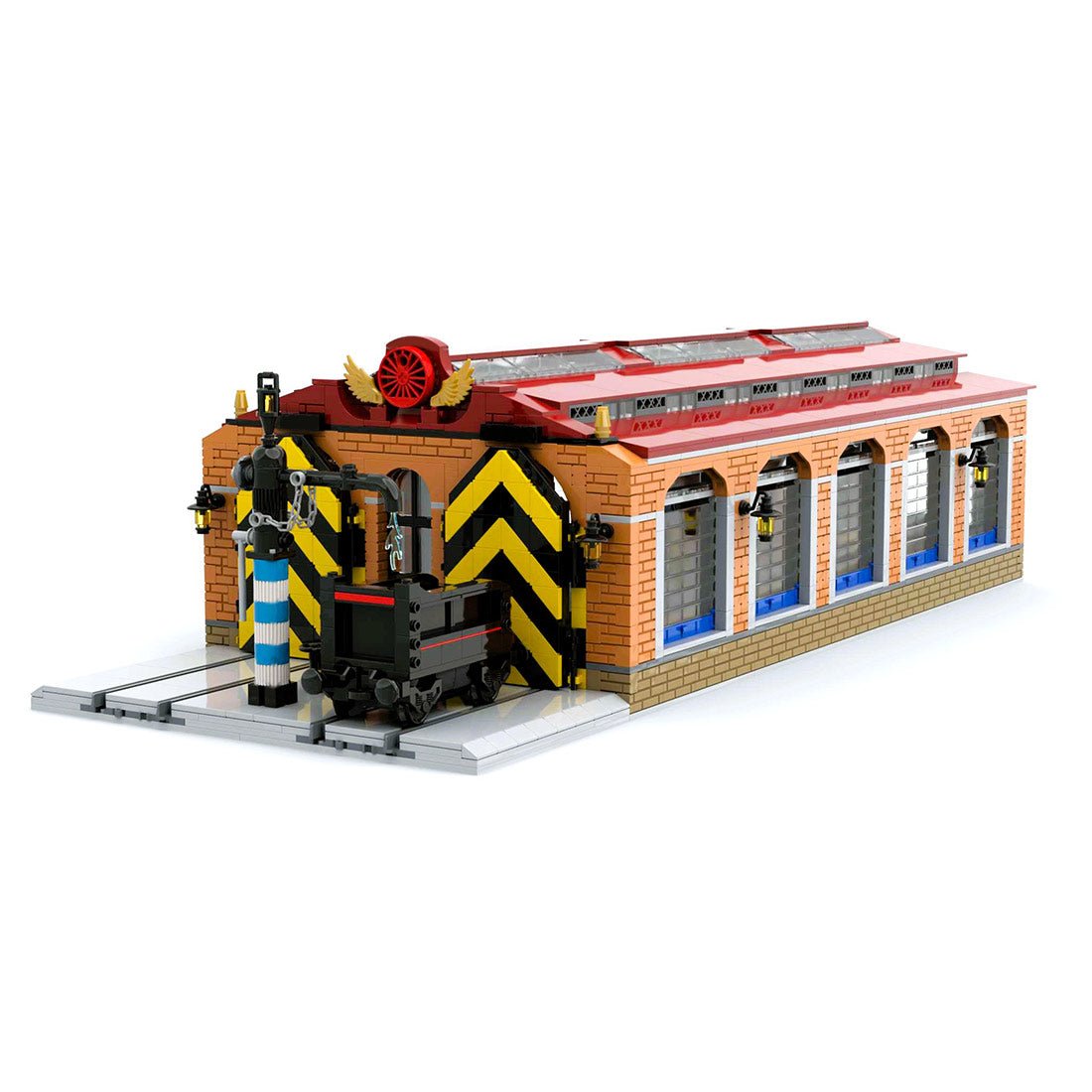 Railway Steam Train Museum Building Blocks - LesDiy - Building Blocks