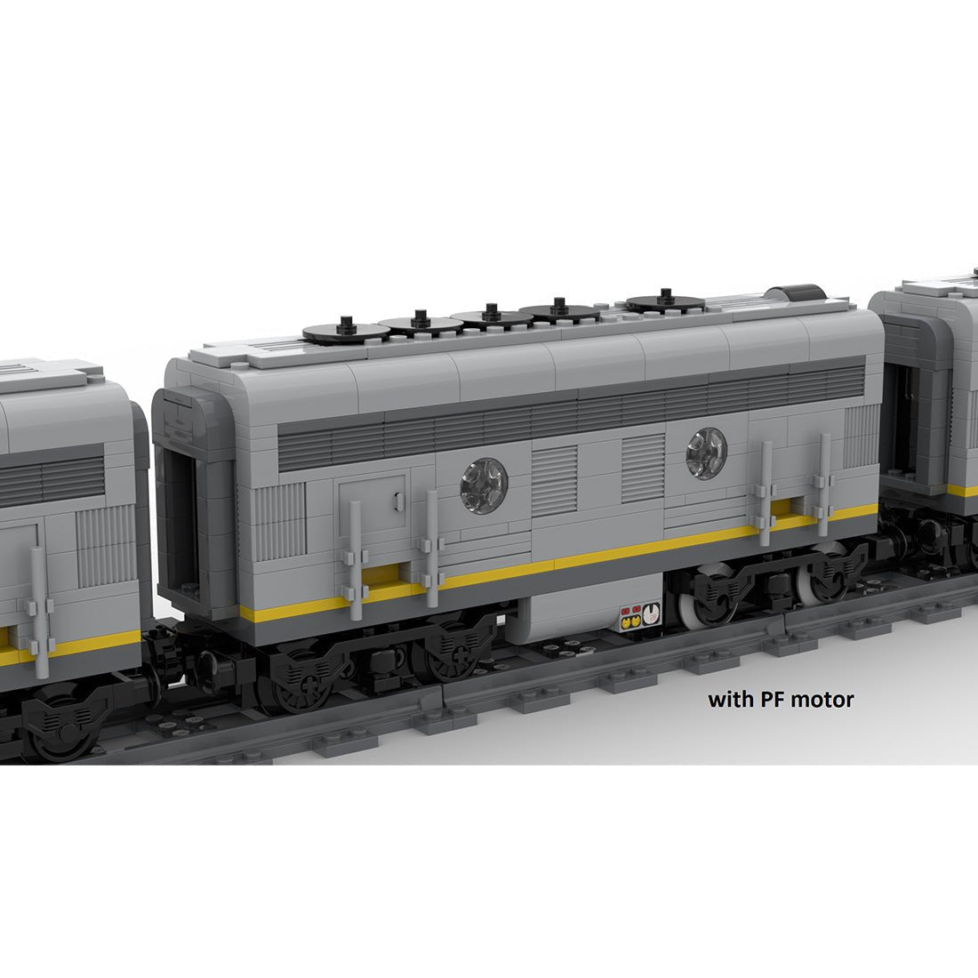 Santa Fe Super Chief Blue Locomotive Train - LesDiy - Locomotive