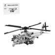 Seahawk MH - 60s Military Copter Model DIY Assembly Building Blocks - LesDiy - Building Blocks