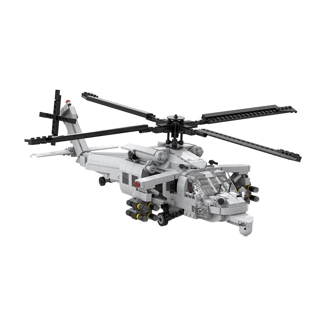 Seahawk MH - 60s Military Copter Model DIY Assembly Building Blocks - LesDiy - Building Blocks