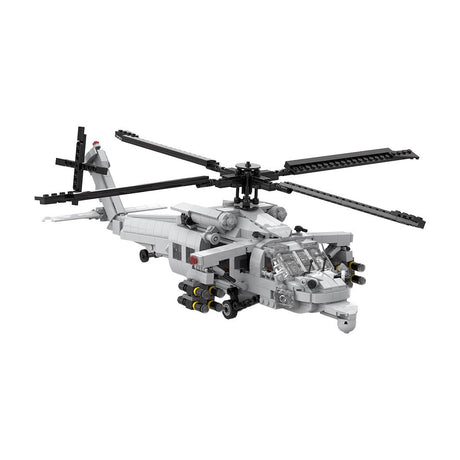 Seahawk MH - 60s Military Copter Model DIY Assembly Building Blocks - LesDiy - Building Blocks