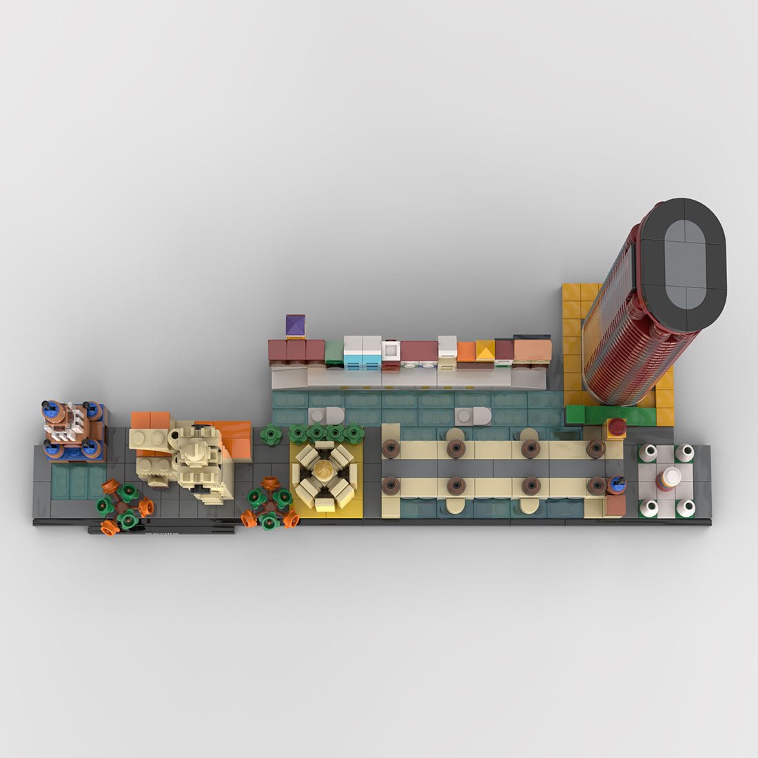 Seville Skyline Architecture Series Street Scene Building Blocks - LesDiy - building blocks