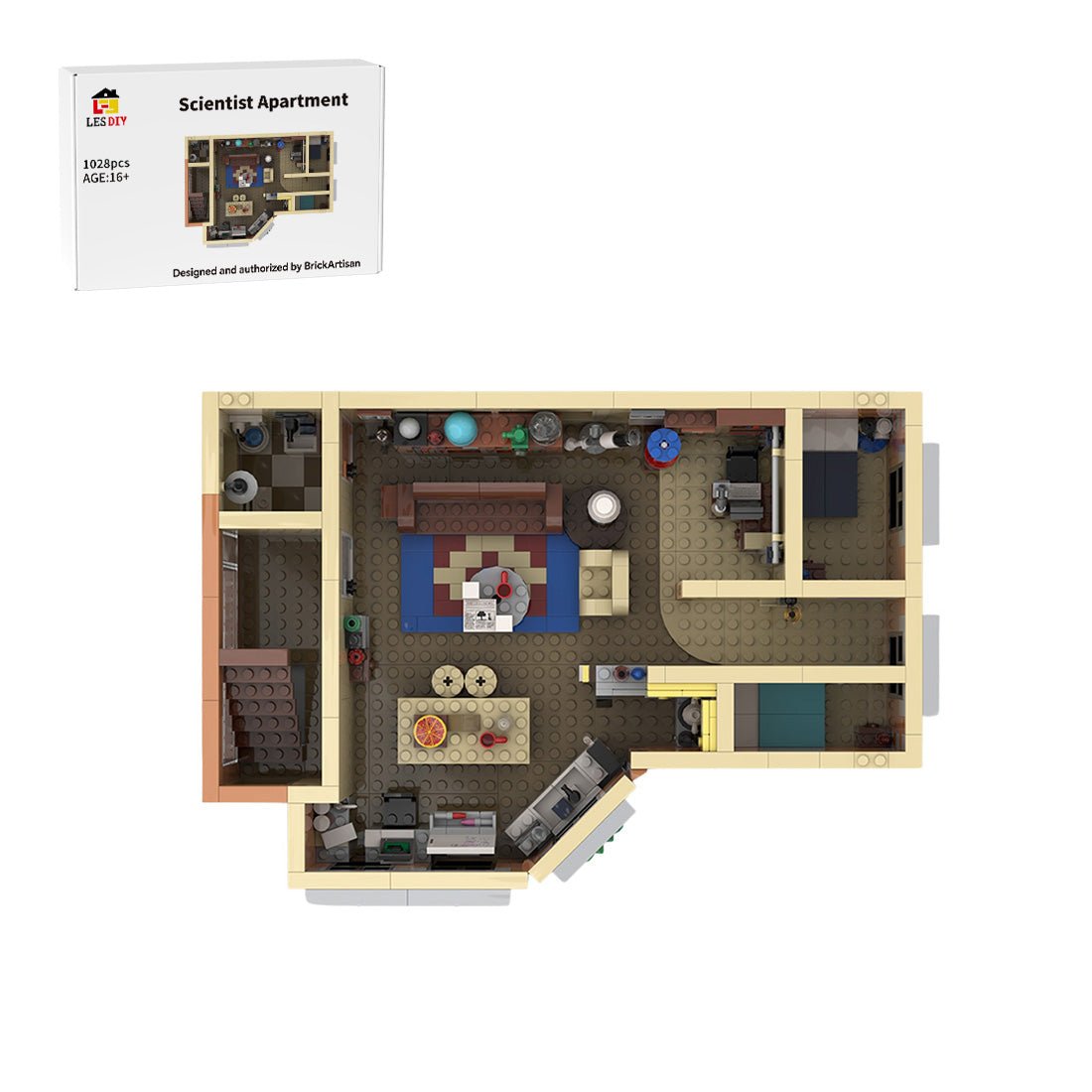 SitComplex Level 4 How I Met Your Mother Apartment Building Blocks-LesDiy-Building Blocks-