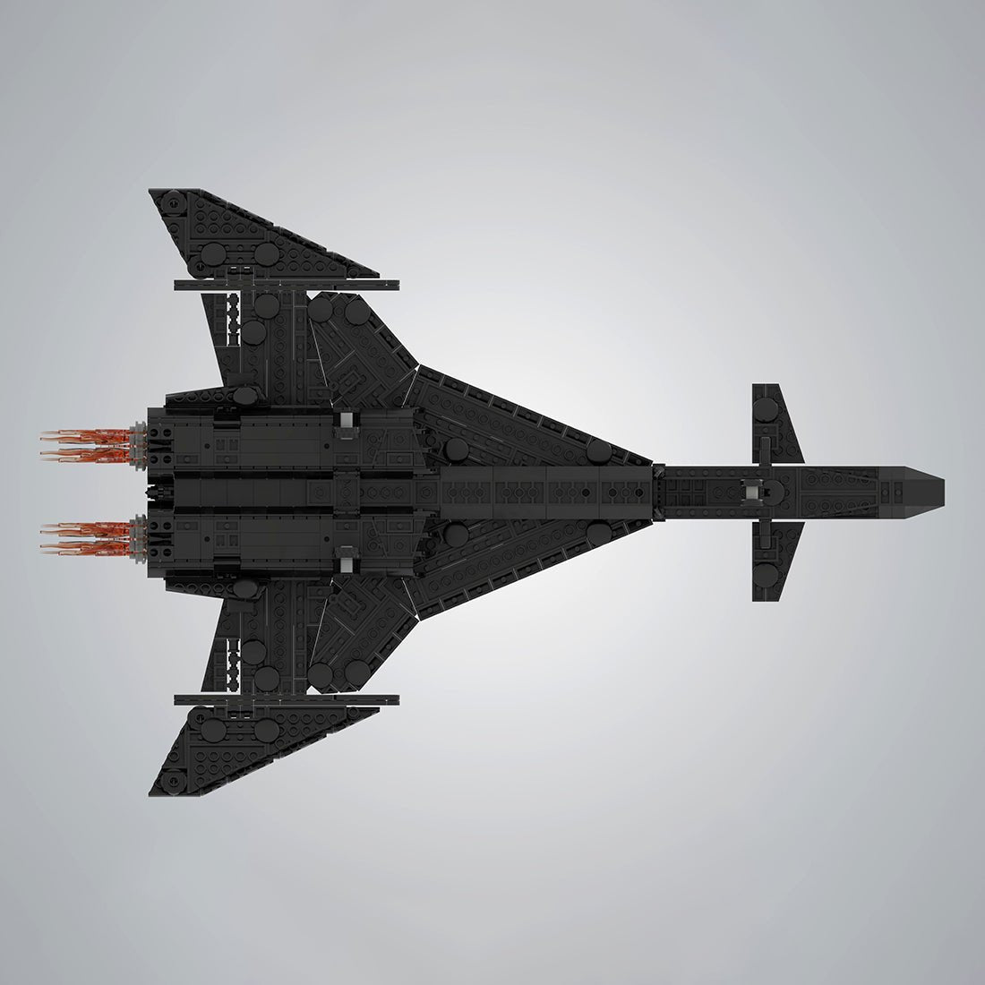 Soviet Supersonic Fighter - Interceptor MIG - 31 Firefox Building Blocks - LesDiy - MOC