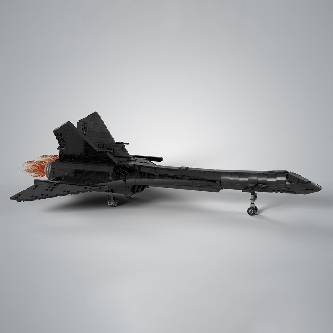 Soviet Supersonic Fighter - Interceptor MIG - 31 Firefox Building Blocks - LesDiy - MOC