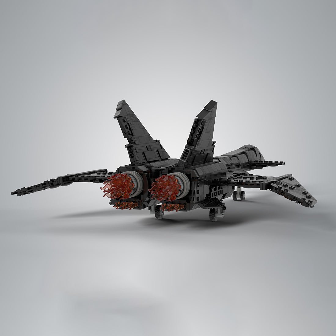 Soviet Supersonic Fighter - Interceptor MIG - 31 Firefox Building Blocks - LesDiy - MOC
