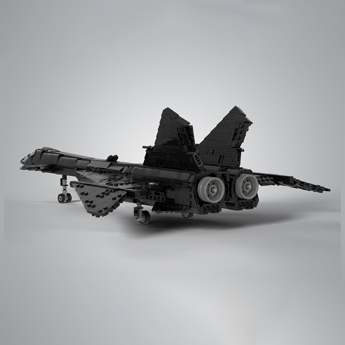 Soviet Supersonic Fighter - Interceptor MIG - 31 Firefox Building Blocks - LesDiy - MOC