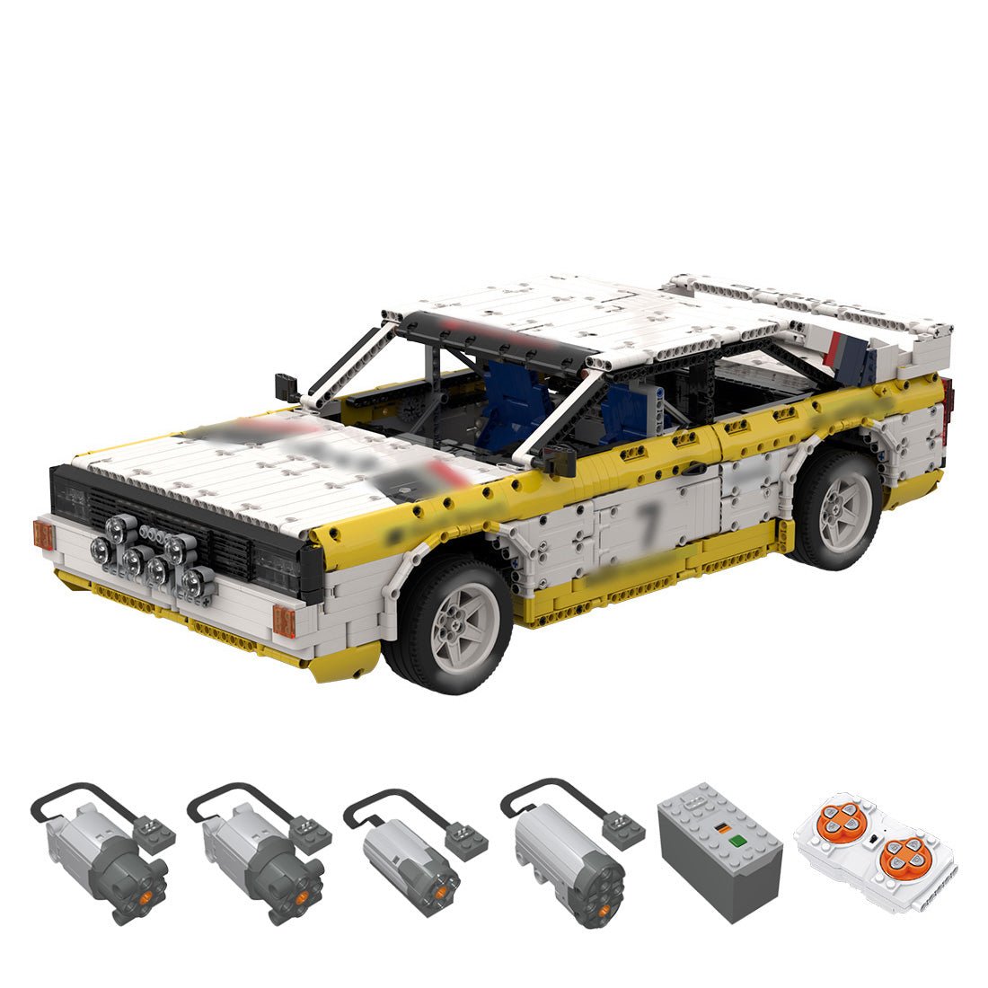 Sports Car Assembly Model Building Blocks Set Creative Ornament - LesDiy -