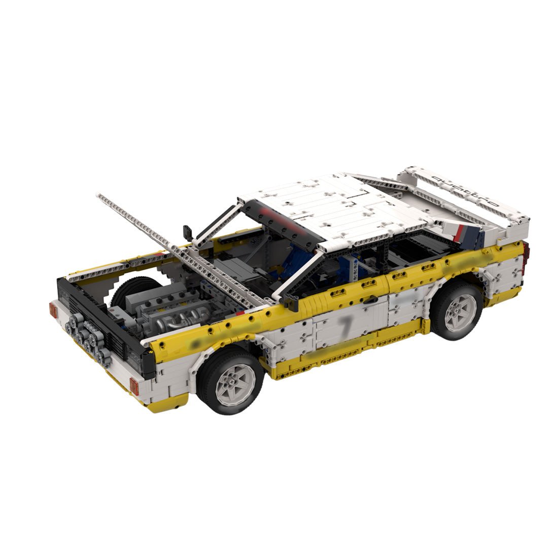 Sports Car Assembly Model Building Blocks Set Creative Ornament - LesDiy -