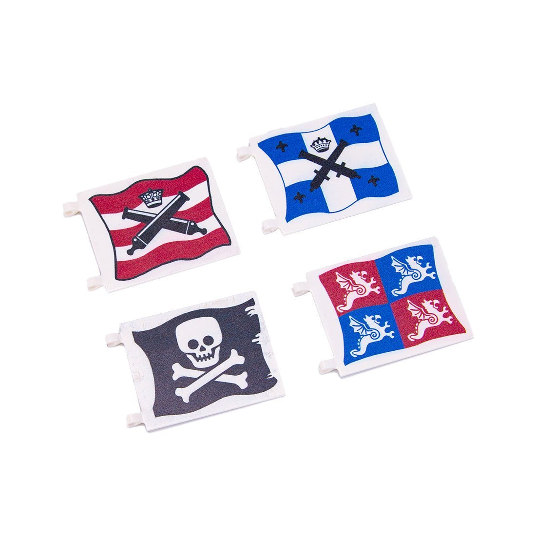 Square 6x4 Double - sided Flags Building Blocks Part - LesDiy -