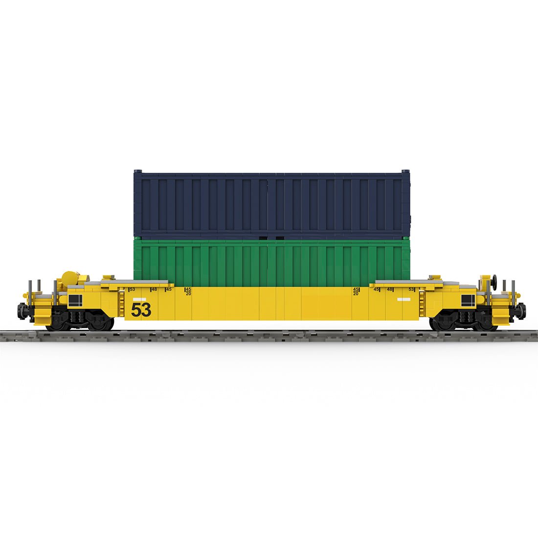 Stackable Container Train DIY Assembly Toy Building Blocks - LesDiy - Locomotive