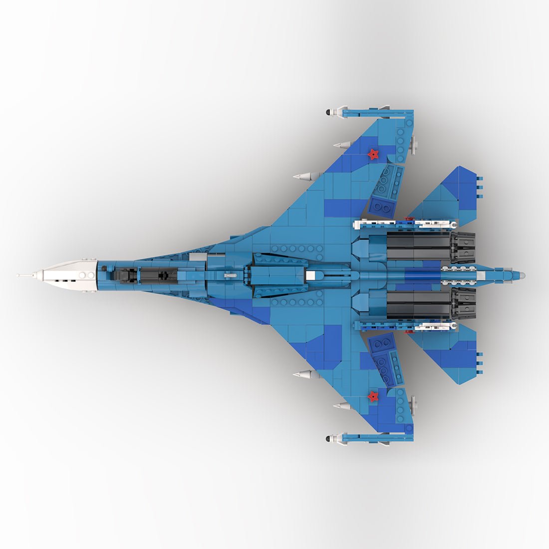 Su-27SM Multirole Fighter Jet Building Blocks-LesDiy-Building Blocks-