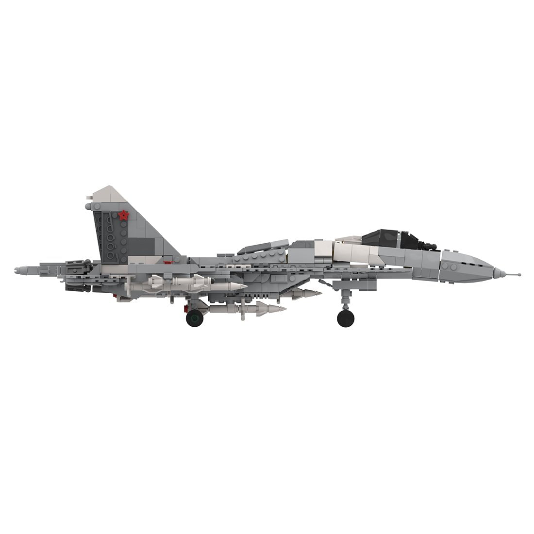 Su-35 Multirole Fighter Jet Building Blocks-LesDiy-Building Blocks-