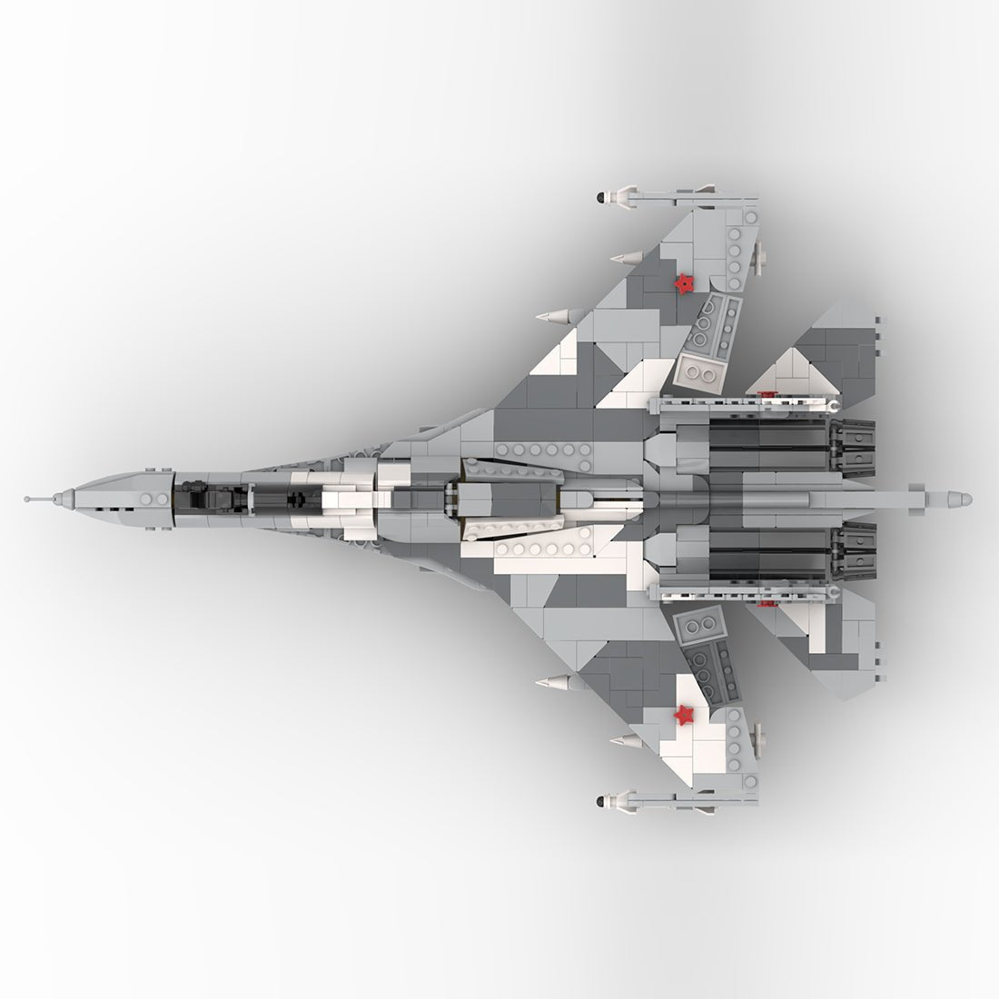 Su-35 Multirole Fighter Jet Building Blocks-LesDiy-Building Blocks-