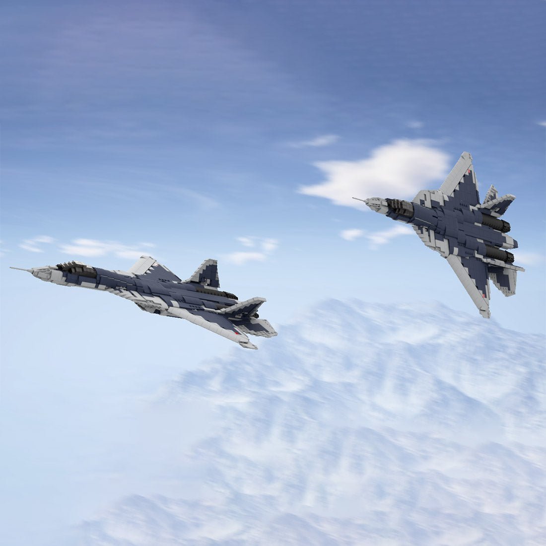 SU - 57 Combat Aircraft - LesDiy -