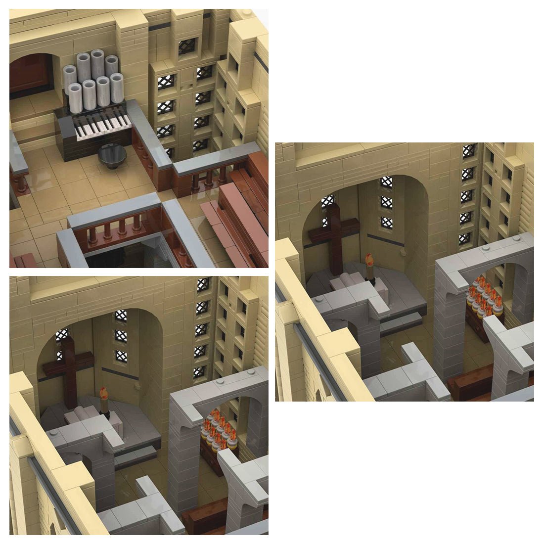 Technic House European Gothic Church Compatible with Lego - LesDiy - church