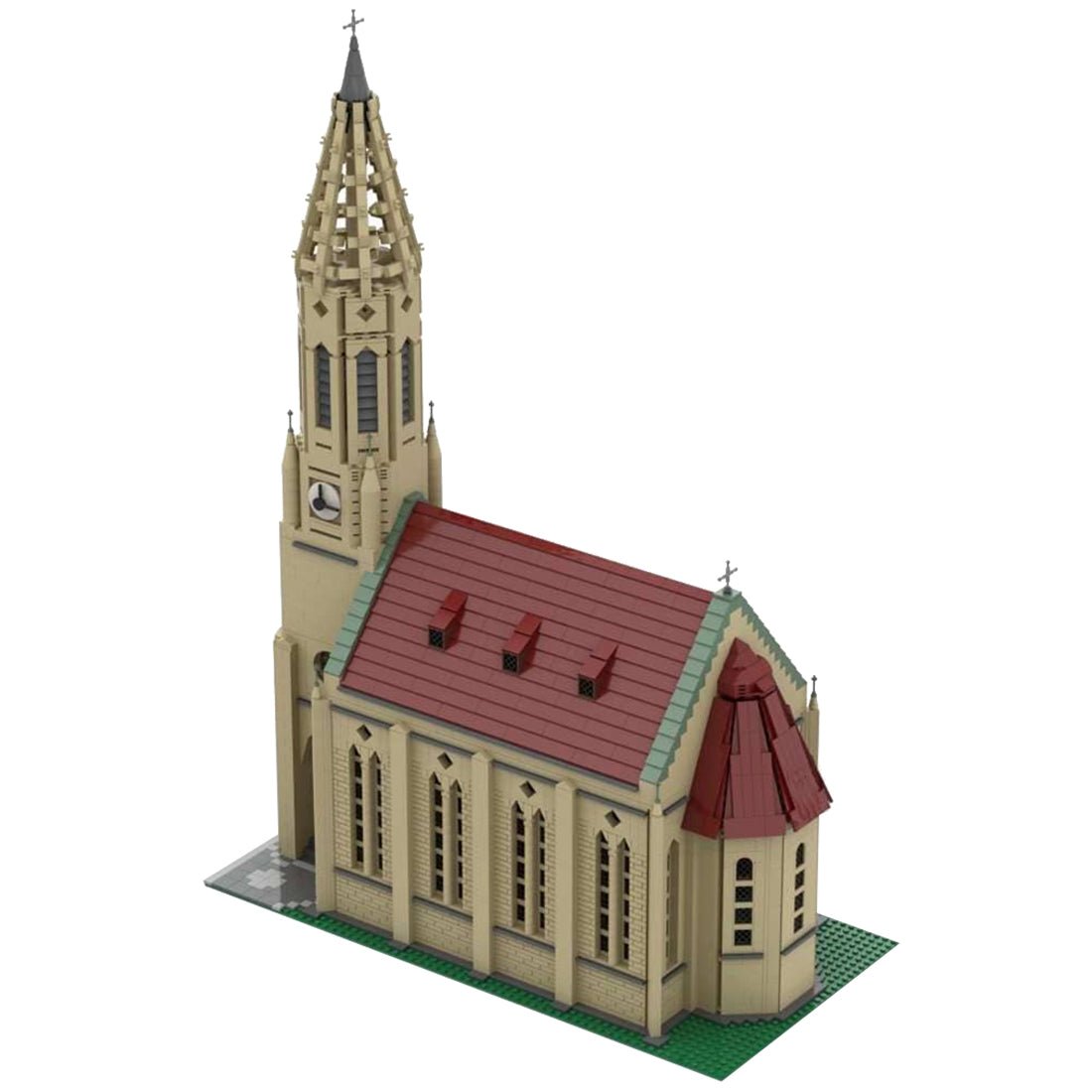 Technic House European Gothic Church Compatible with Lego - LesDiy - church