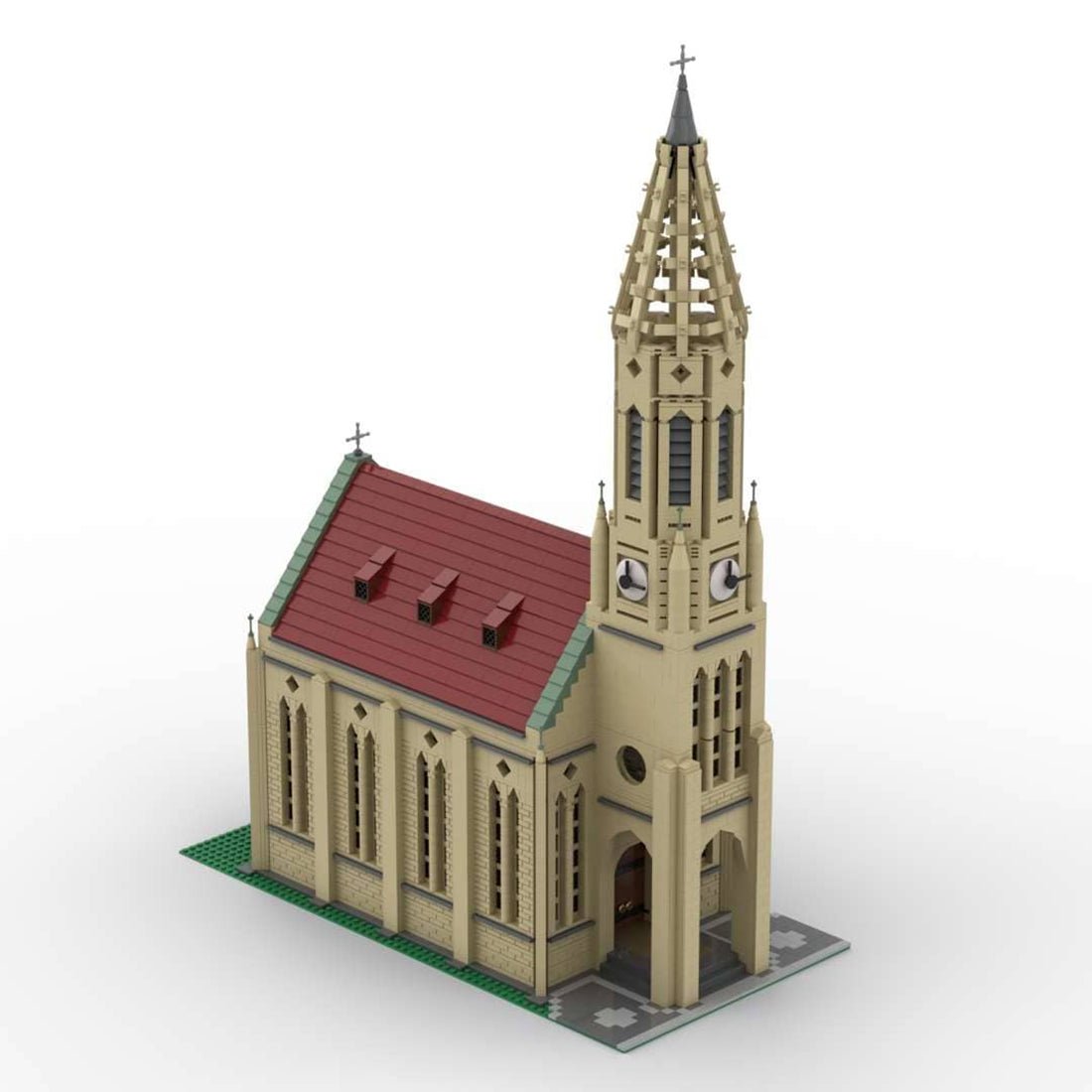 Technic House European Gothic Church Compatible with Lego - LesDiy - church