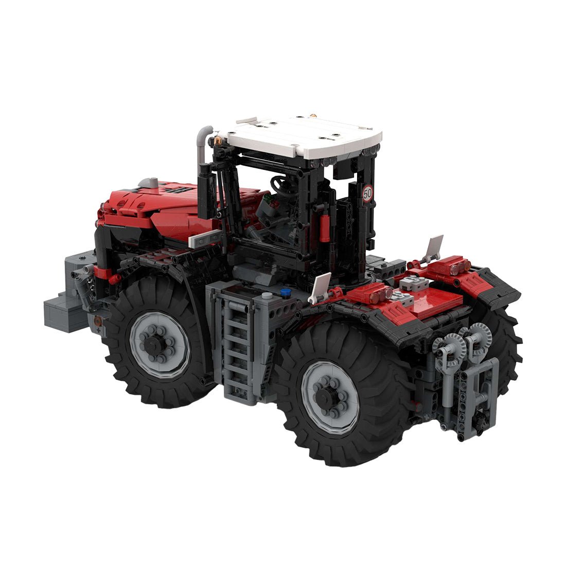 Technical Tractor Building Blocks Set - LesDiy -