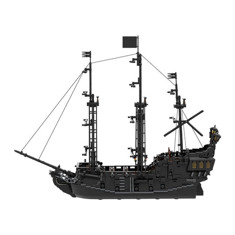 The Black Pearl Medieval Pirate Ship Model - LesDiy -
