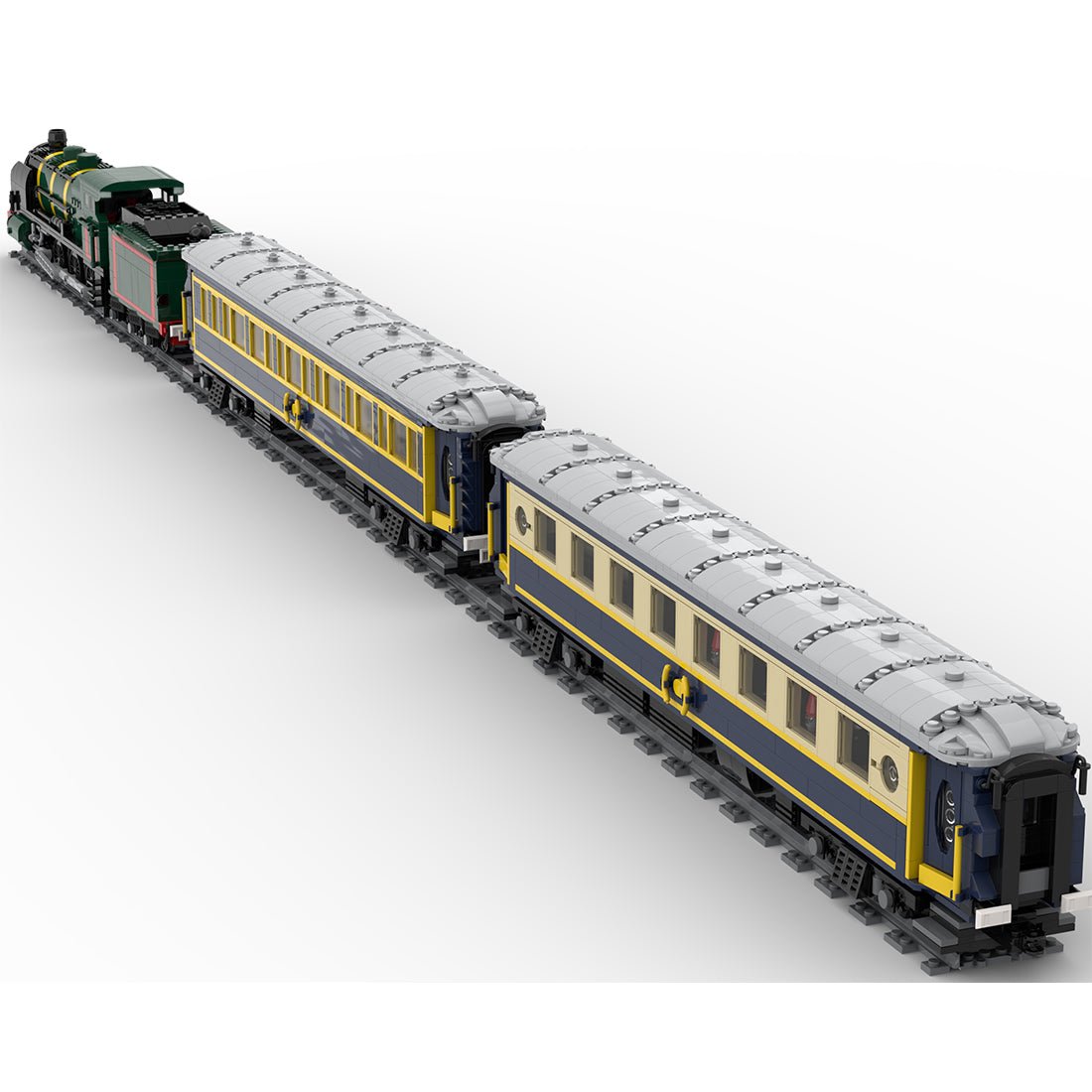 The Orient - Express of CIWL Train Building Blocks - LesDiy - Locomotive