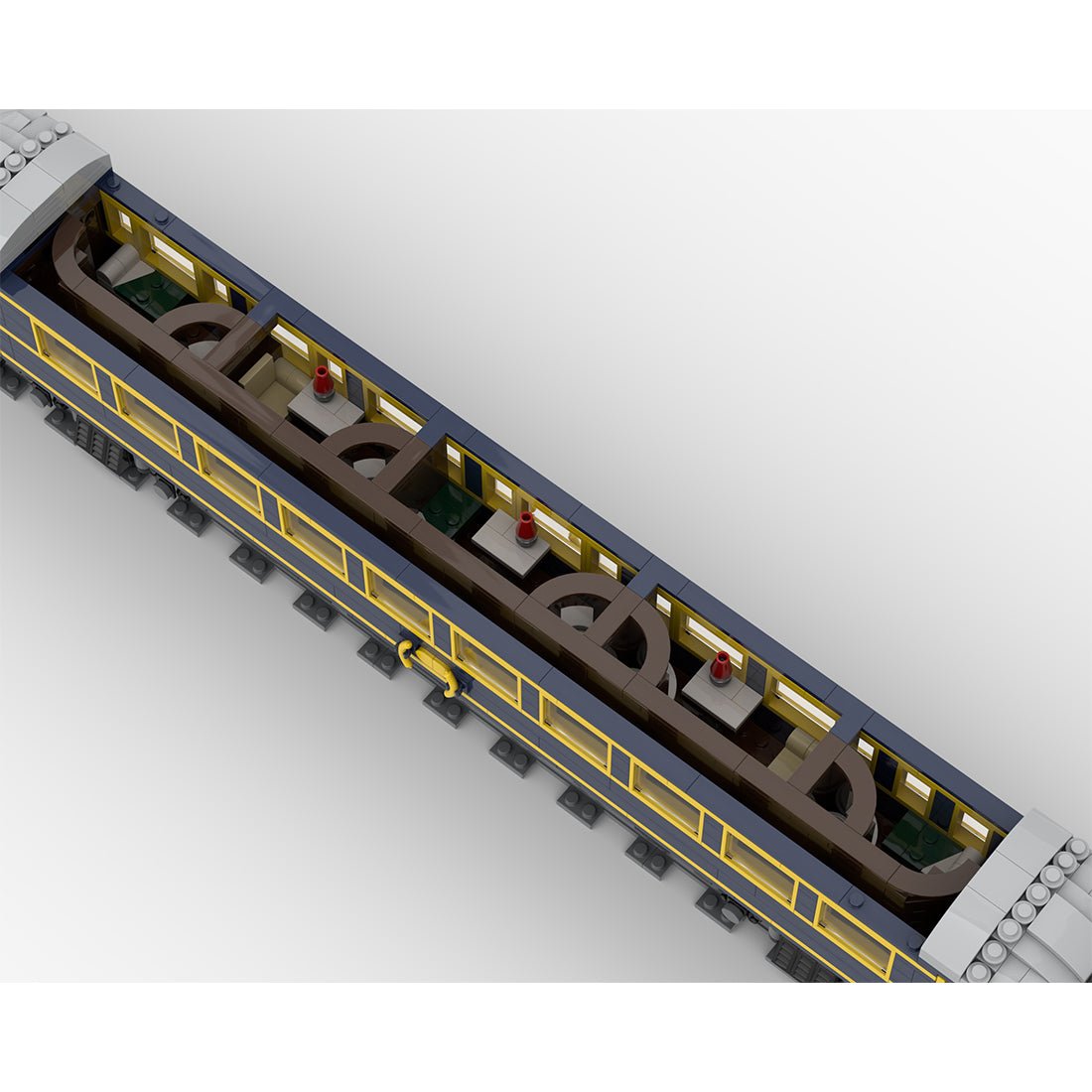The Orient - Express of CIWL Train Building Blocks - LesDiy - Locomotive