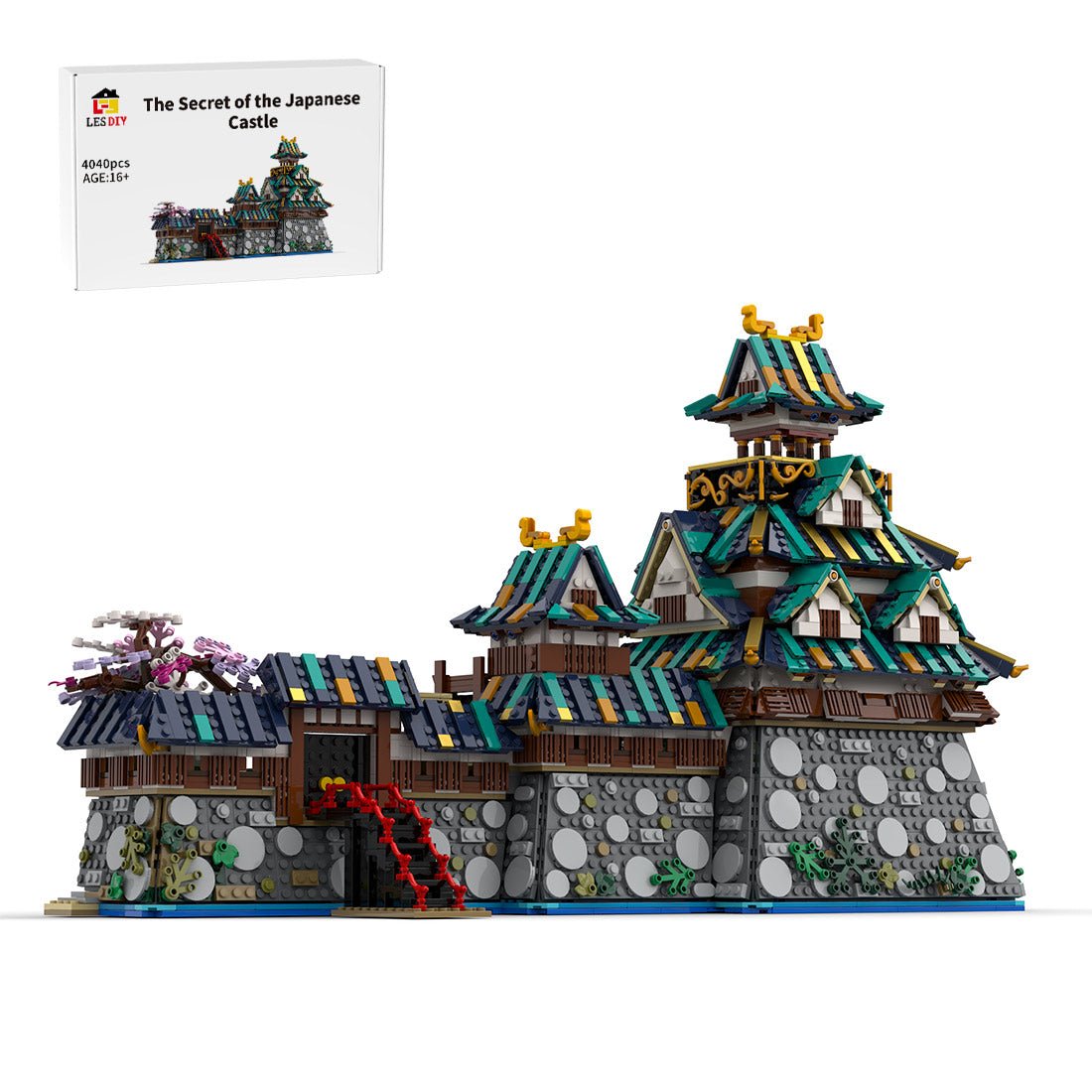 Traditional Japanese Castle Building Block - LesDiy - Building Blocks