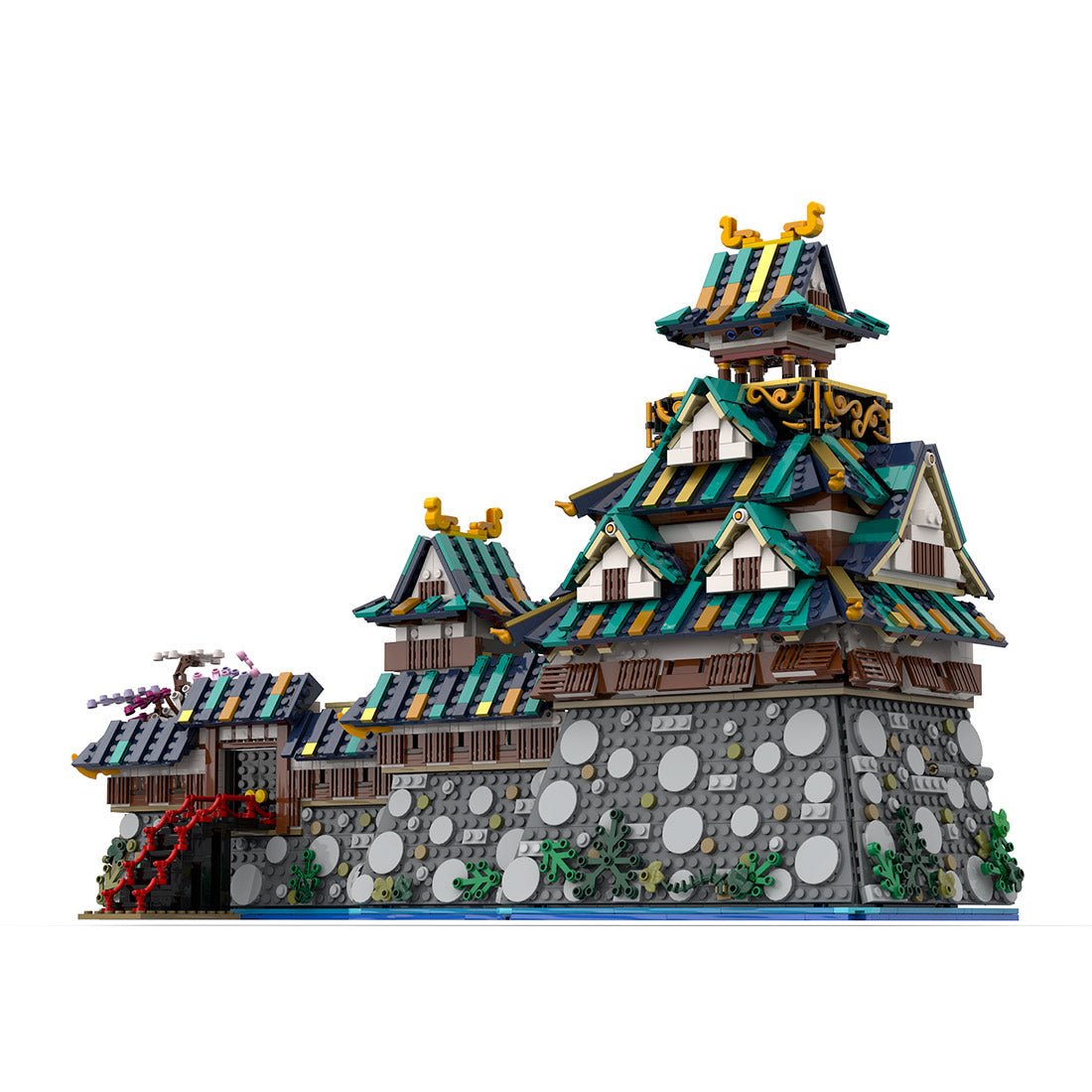 Traditional Japanese Castle Building Block - LesDiy - Building Blocks