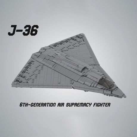 Triple Engine J - 36 Fighter Aircraft Building Blocks - LesDiy - Building Blocks