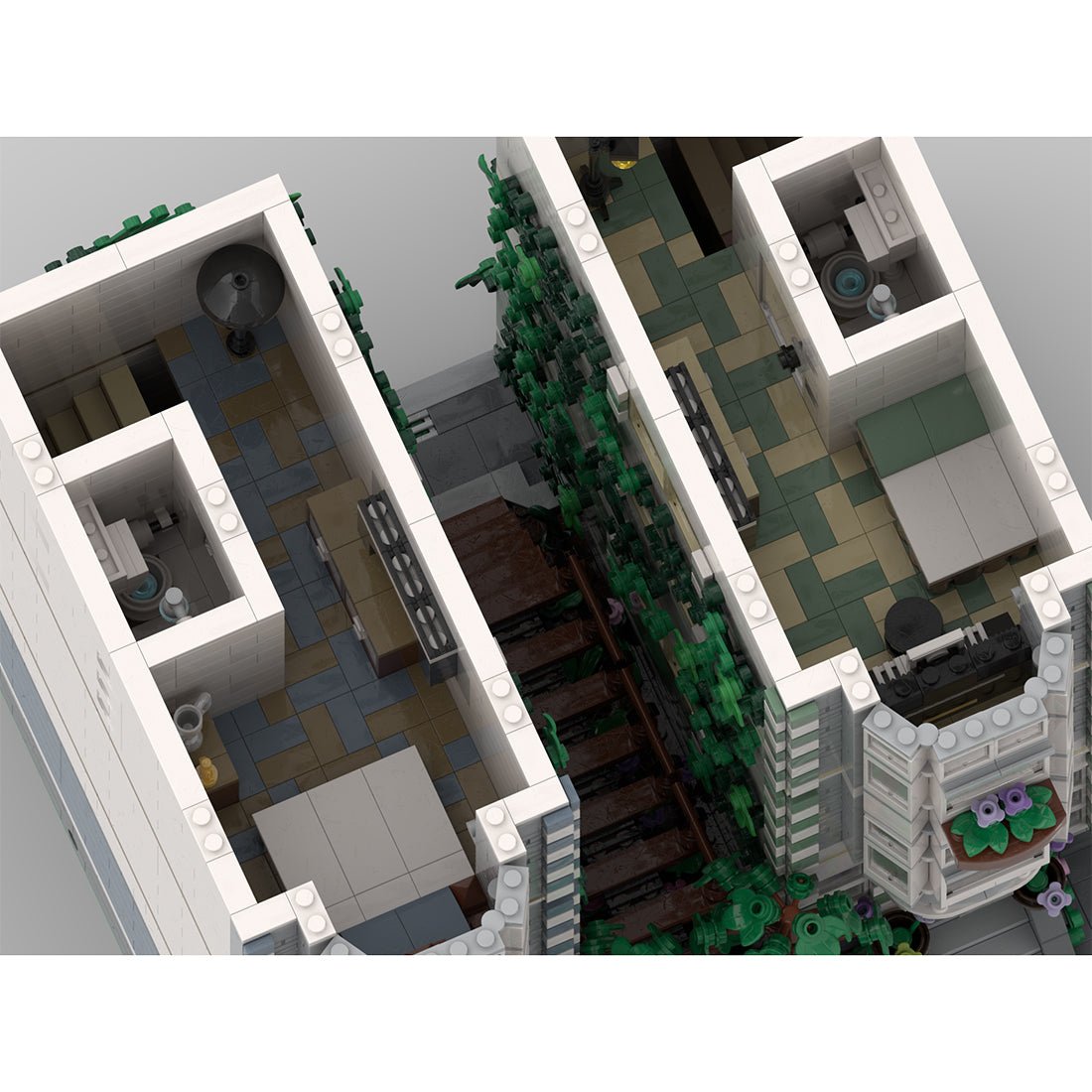 Twin Apart Apartment - LesDiy -