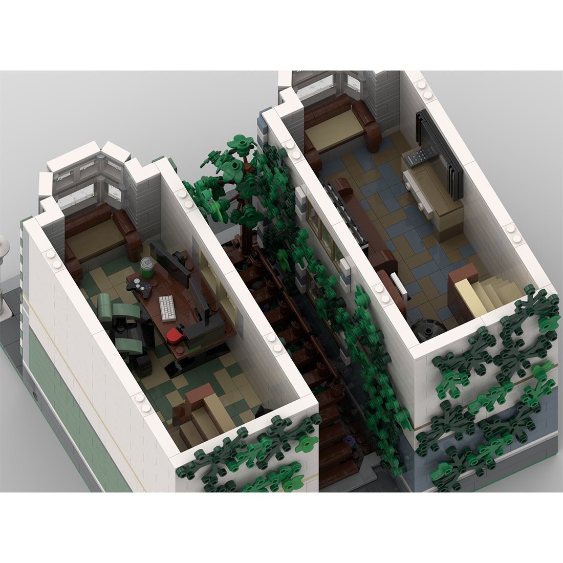 Twin Apart Apartment - LesDiy -