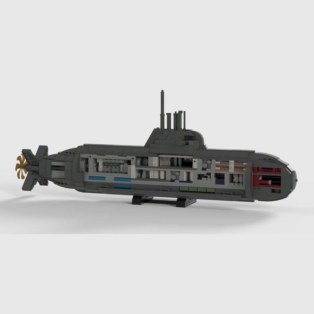 U212A 1/100 Scale Submarine - LesDiy -