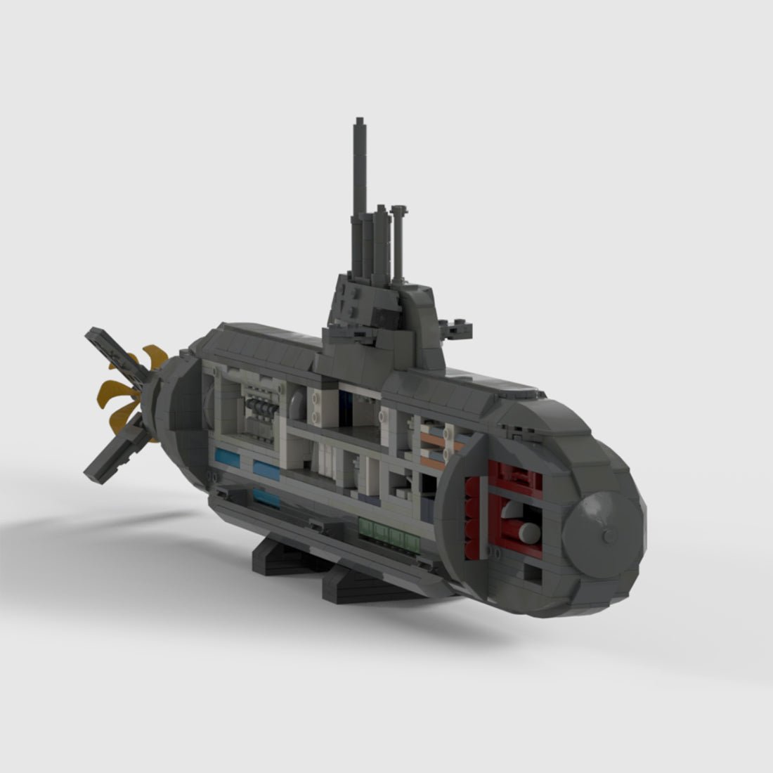 U212A 1/100 Scale Submarine - LesDiy -