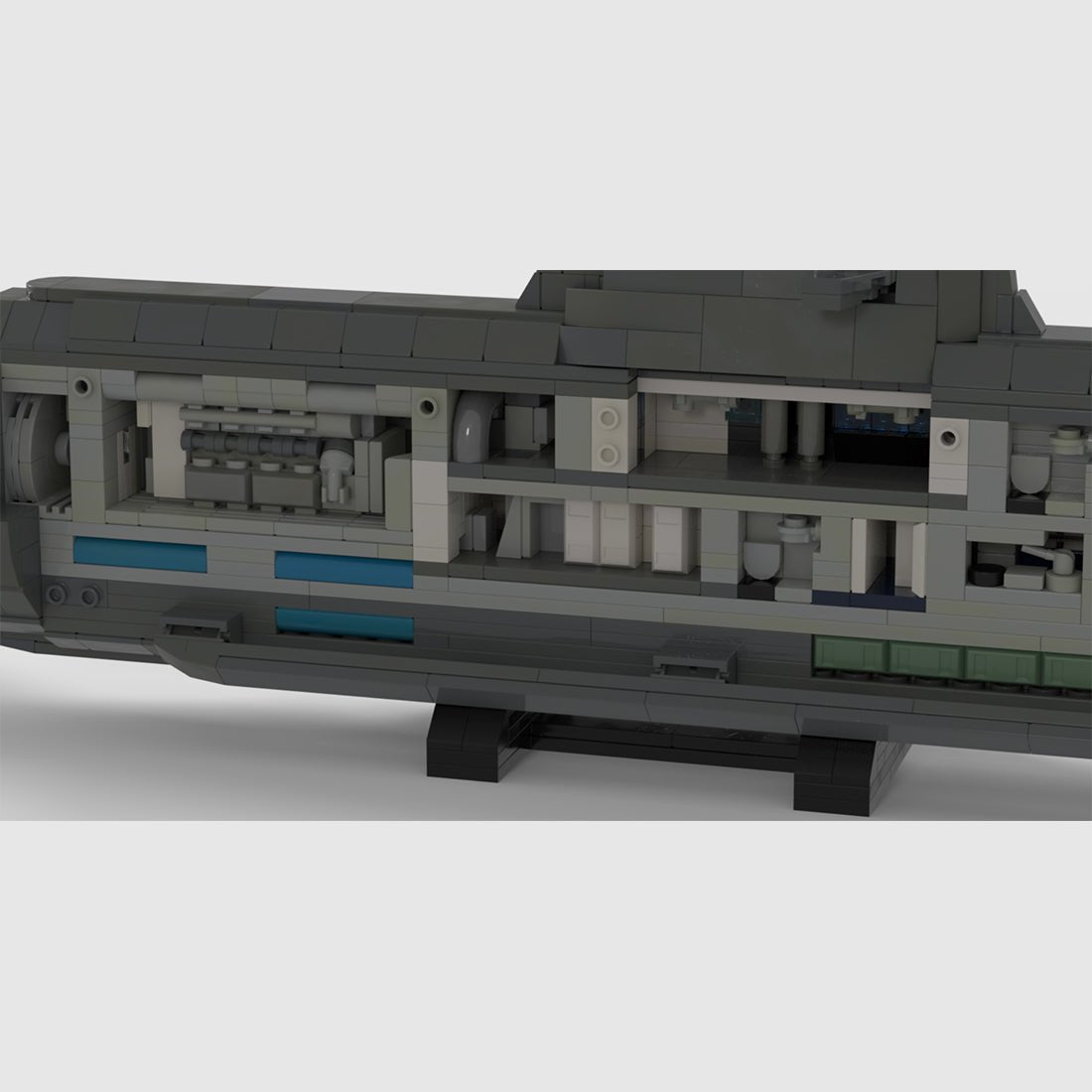 U212A 1/100 Scale Submarine - LesDiy -