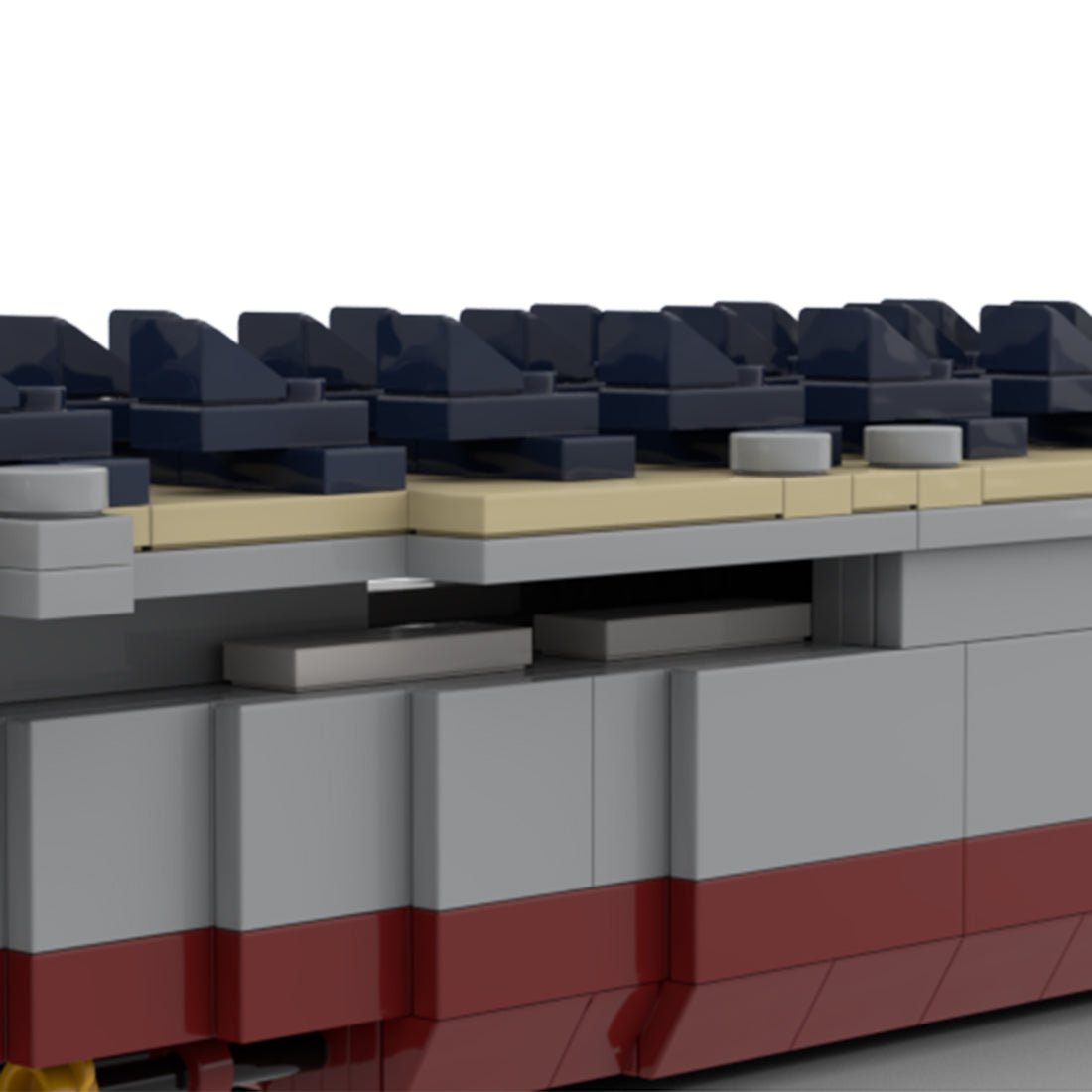 USS Enterprise CV - 6 World War II Large - Scale Aircraft Carrier - LesDiy - Locomotive