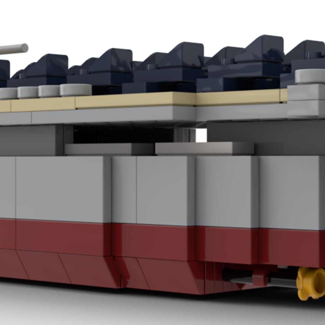 USS Enterprise CV - 6 World War II Large - Scale Aircraft Carrier - LesDiy - Locomotive