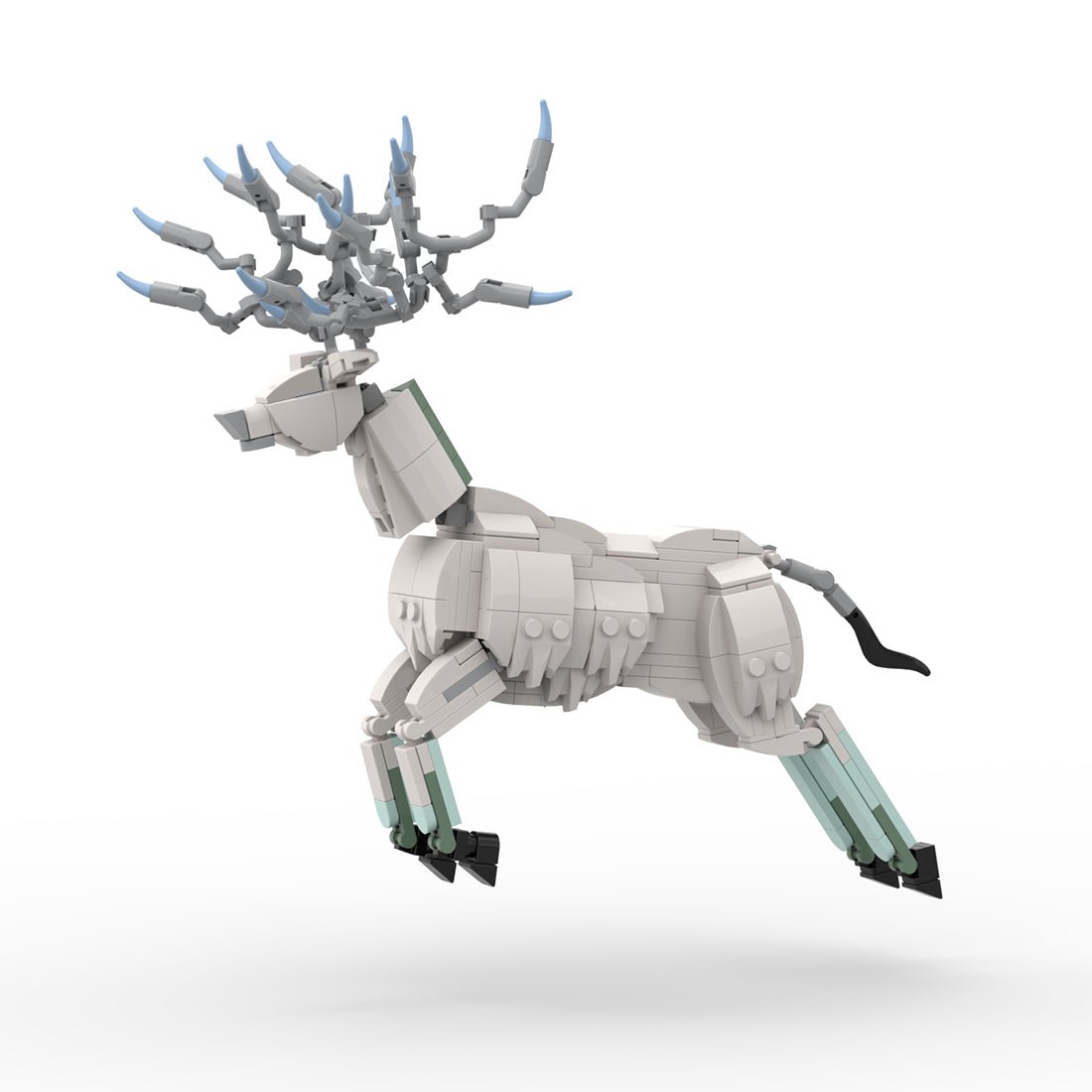 White Deer Mythical Creature Building Blocks-LesDiy-Building Blocks-