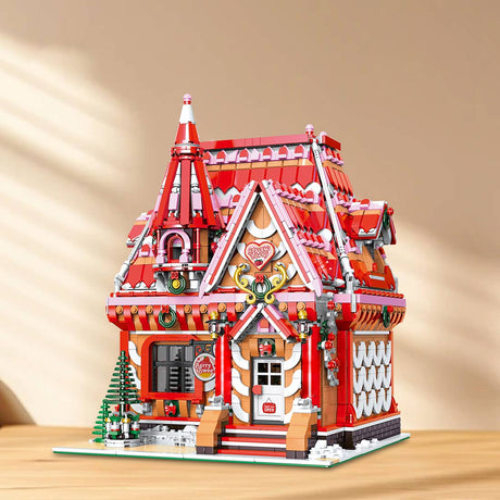 Winter Strawberry Dessert Workshop Building Blocks Set - LesDiy - MOC