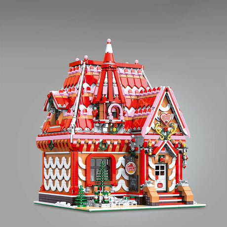 Winter Strawberry Dessert Workshop Building Blocks Set - LesDiy - MOC