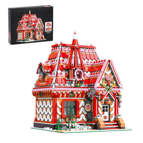 Winter Strawberry Dessert Workshop Building Blocks Set - LesDiy - MOC