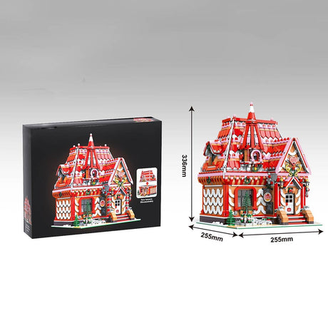 Winter Strawberry Dessert Workshop Building Blocks Set - LesDiy - MOC