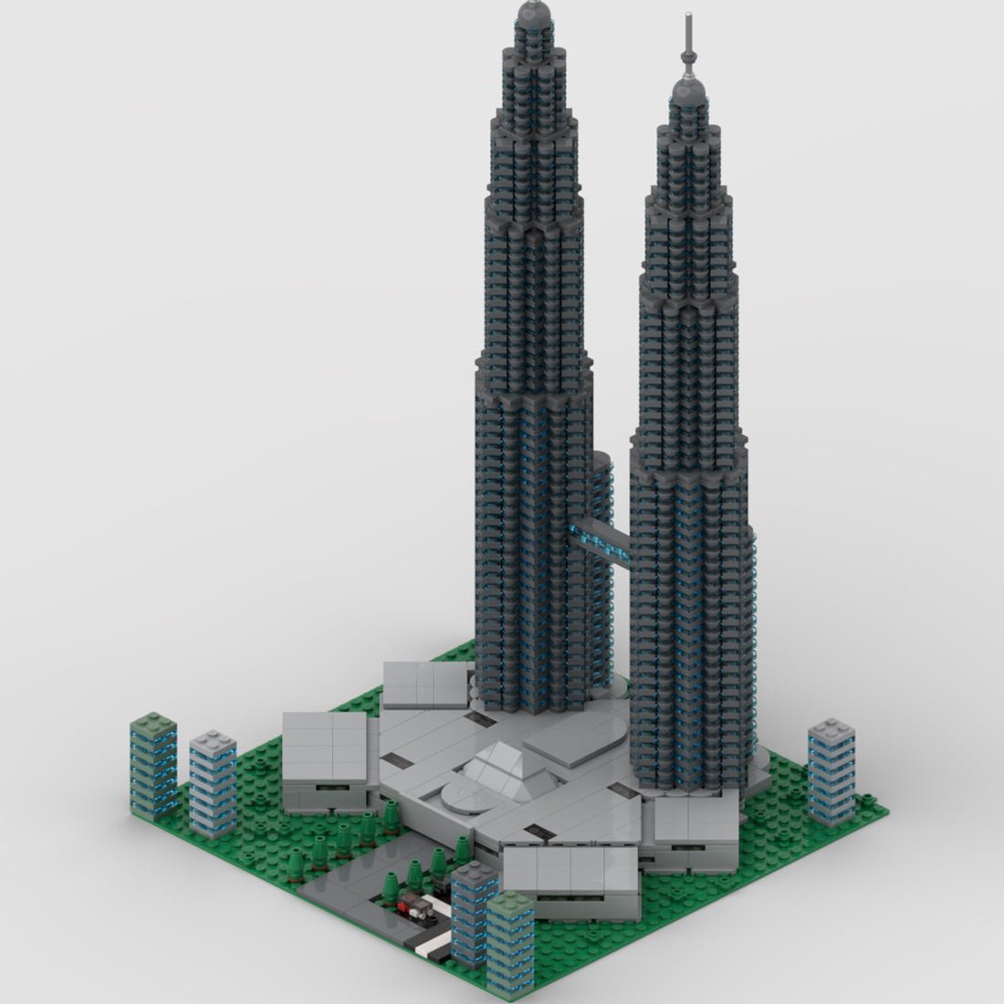 World Famous Architecture Twin Towers - LesDiy -