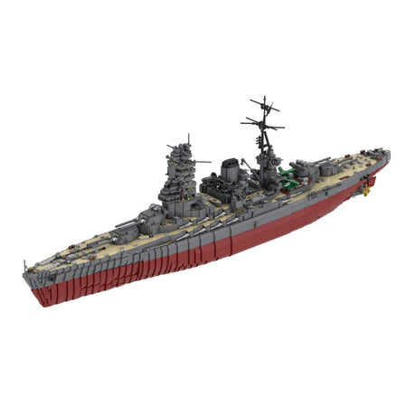 WW2 Japanese Navy Battleship Military Building Blocks - LesDiy -