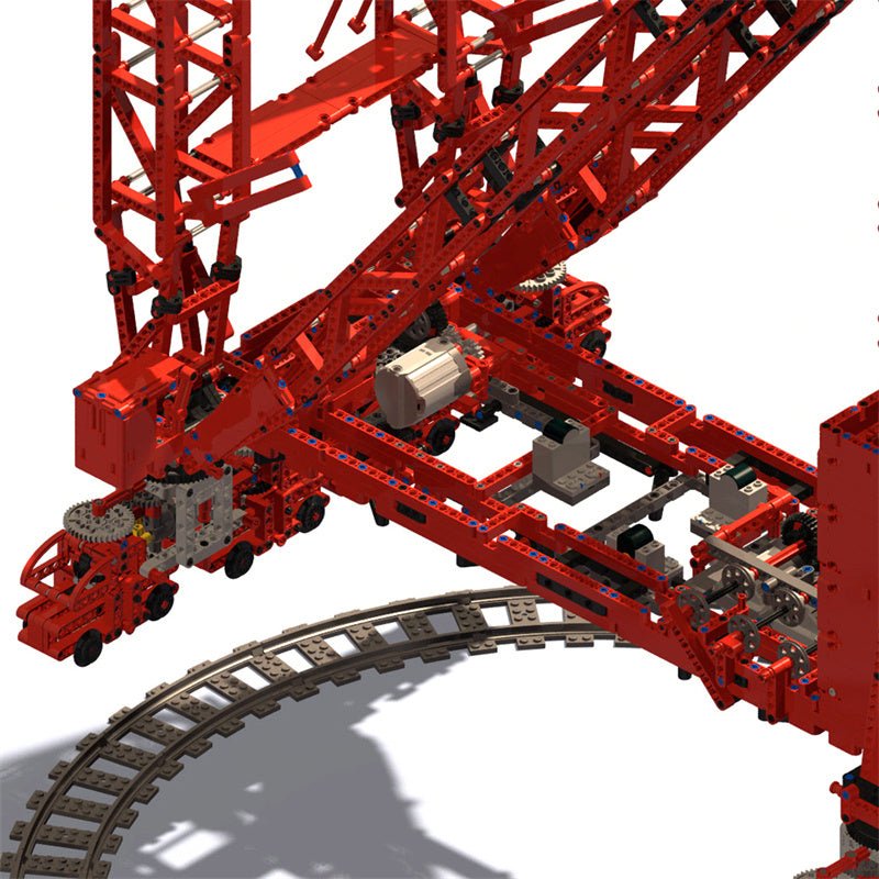 MOC - 77733 Technic Mammoet PTC - 200 - DS SSL Ring Crane Building Blocks - LesDiy - Building Blocks